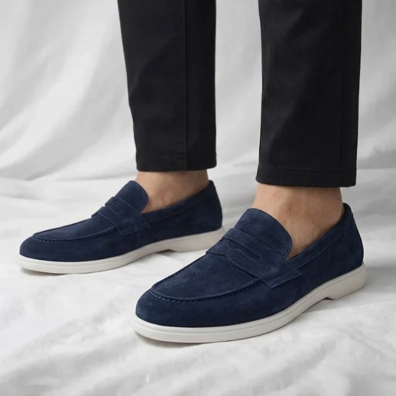 Faringdale - Suede Penny Loafers Everyday Smart Casual Wear — view 10 of 10