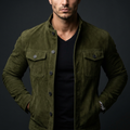 Kestrion - Suede Shirt Jacket Smart Casual Layering — view 5 of 5