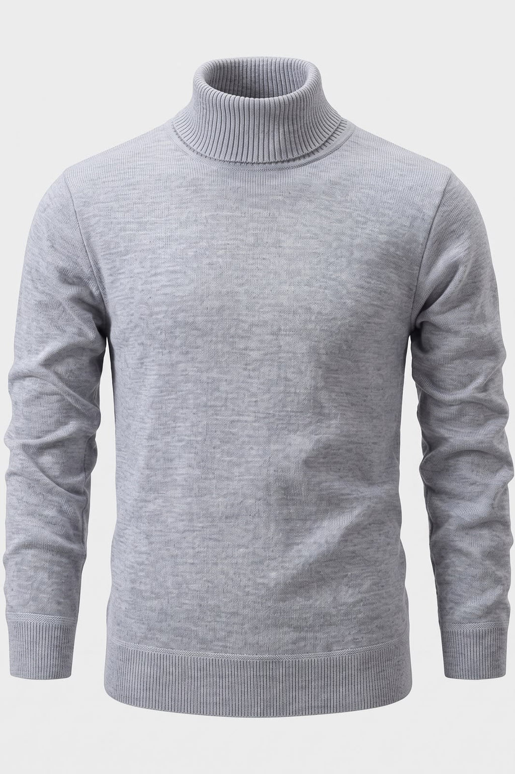 Renfold - Mens Ribbed Turtleneck Sweater Smart Casual Wear — view 7 of 10