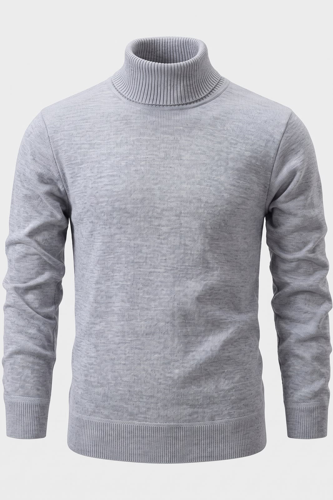 Renfold - Mens Ribbed Turtleneck Sweater Smart Casual Wear — view 7 of 10