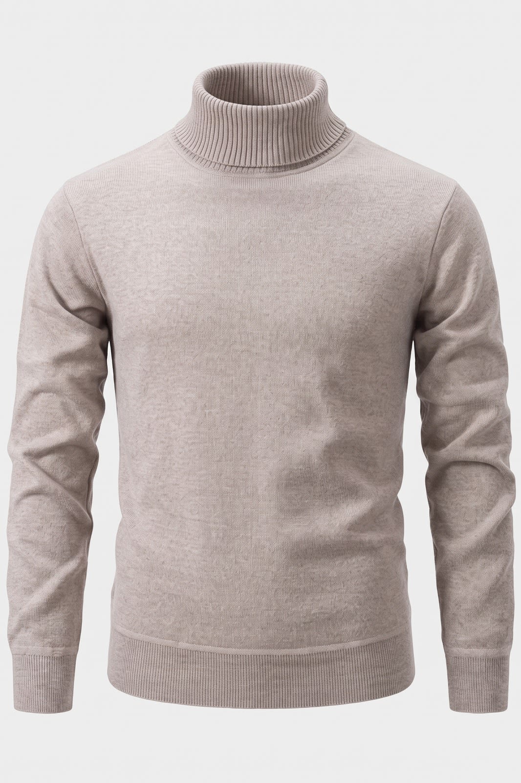 Renfold - Mens Ribbed Turtleneck Sweater Smart Casual Wear — view 5 of 10