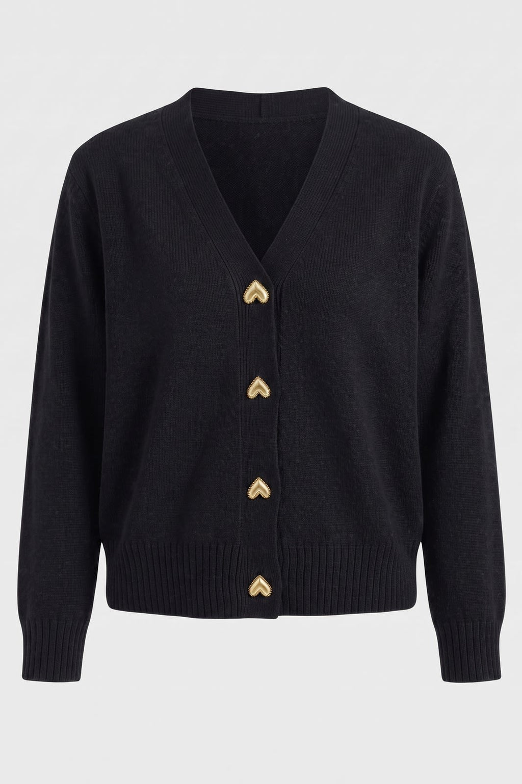 Corvette - Cropped V-Neck Cardigan Office And Weekend Layering