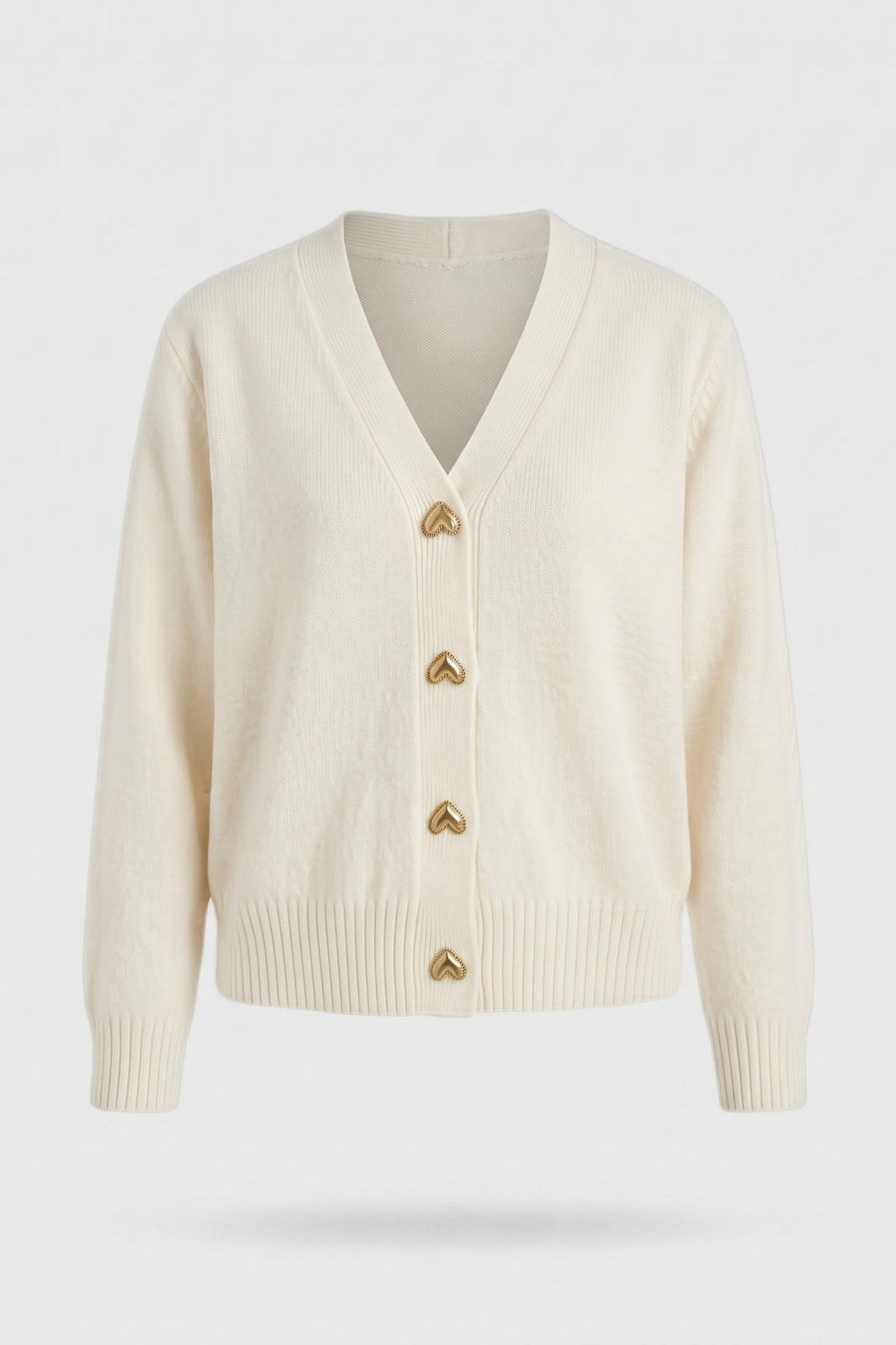 Corvette - Cropped V-Neck Cardigan Office And Weekend Layering — view 7 of 10