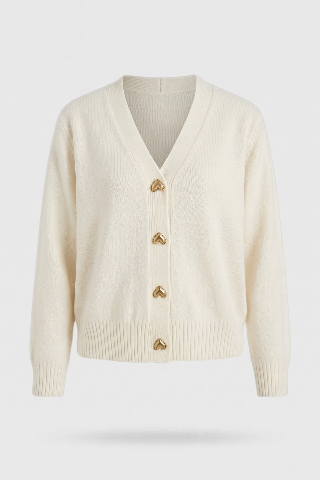 Corvette - Cropped V-Neck Cardigan Office And Weekend Layering — view 7 of 10