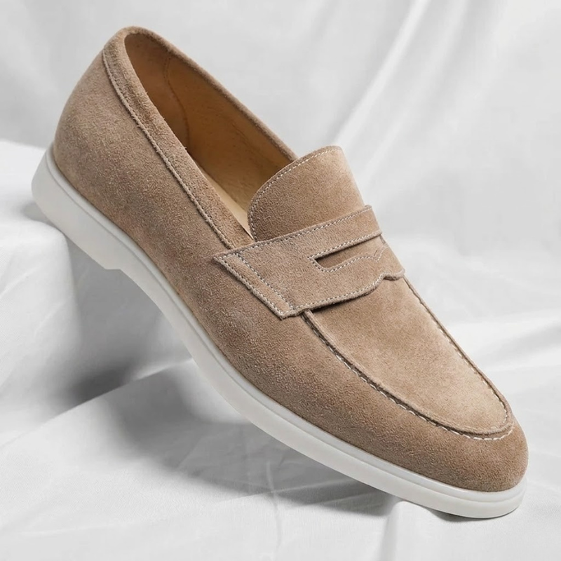 Faringdale - Suede Penny Loafers Everyday Smart Casual Wear — view 2 of 10