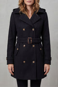 Verelda - Hooded Trench Coat For Everyday Layering