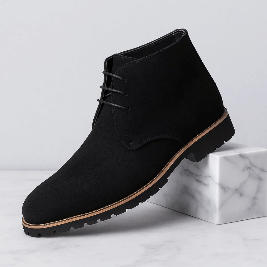 Marrowine - Suede Ankle Boots Everyday Wear — view 3 of 4