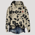 Florentia - Floral Print Hooded Sweater Everyday Casual Wear