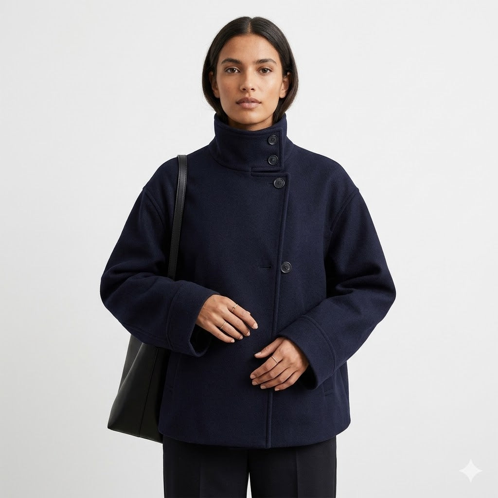 Marlden - Relaxed Wool Coat City Errands Everyday Wear — view 5 of 7