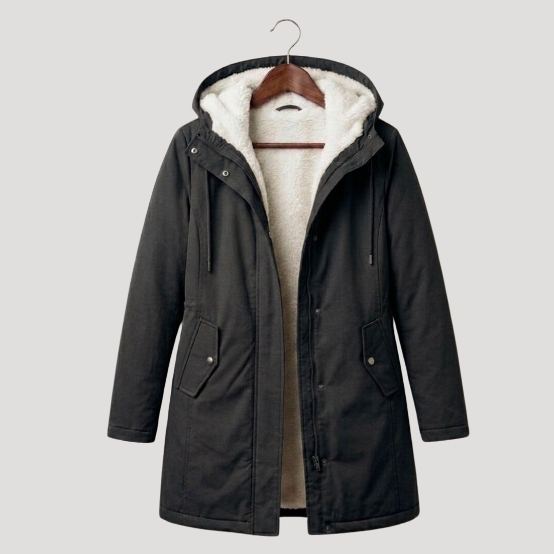 Coldharra - Fleece Lined Hooded Parka Coat Winter Wear — view 2 of 8
