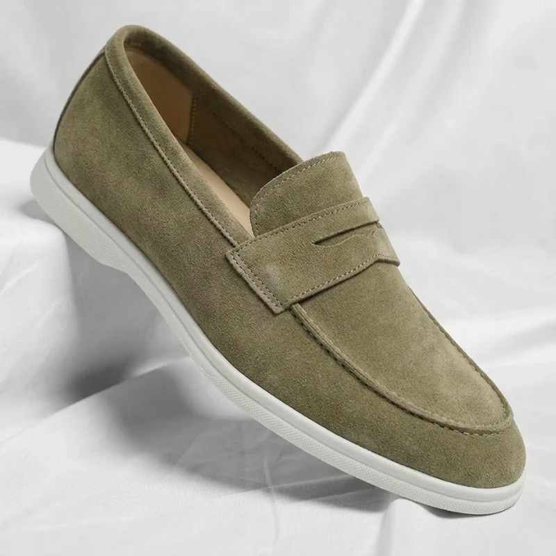 Faringdale - Suede Penny Loafers Everyday Smart Casual Wear