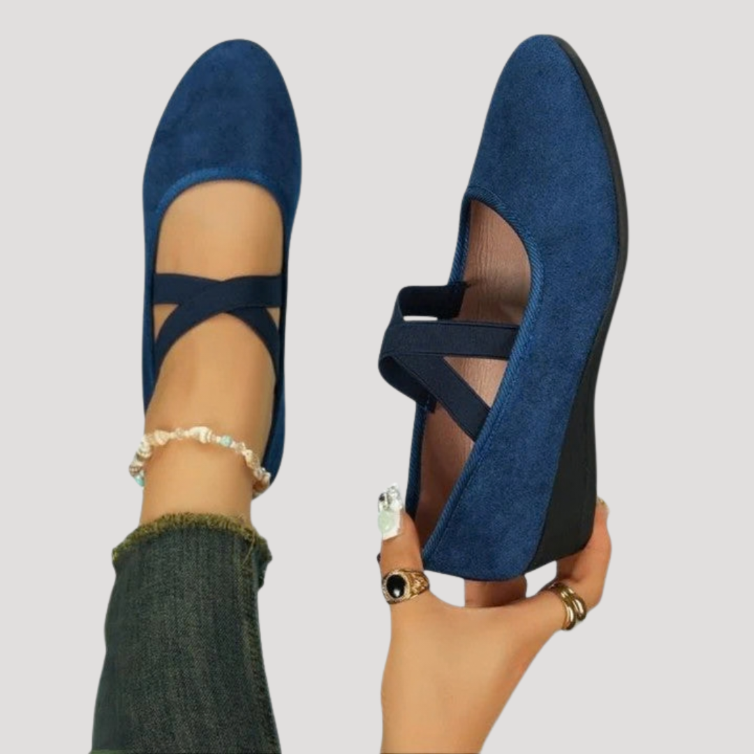 Verabel - Mary Jane Comfort Wedge Flat Shoes — view 4 of 4