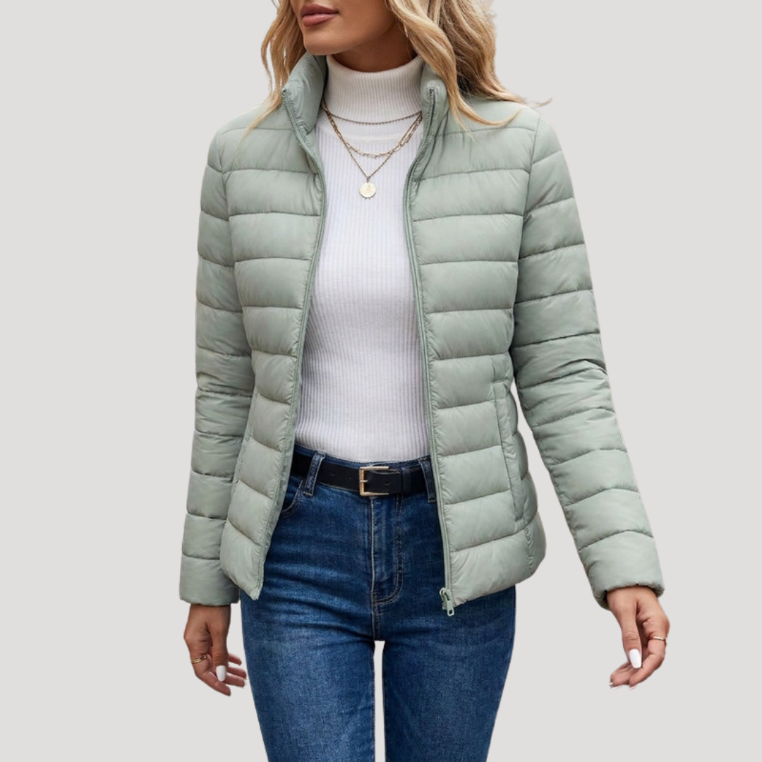 Corveta - Quilted Zip Up Jacket Autumn Winter Layering — view 2 of 8