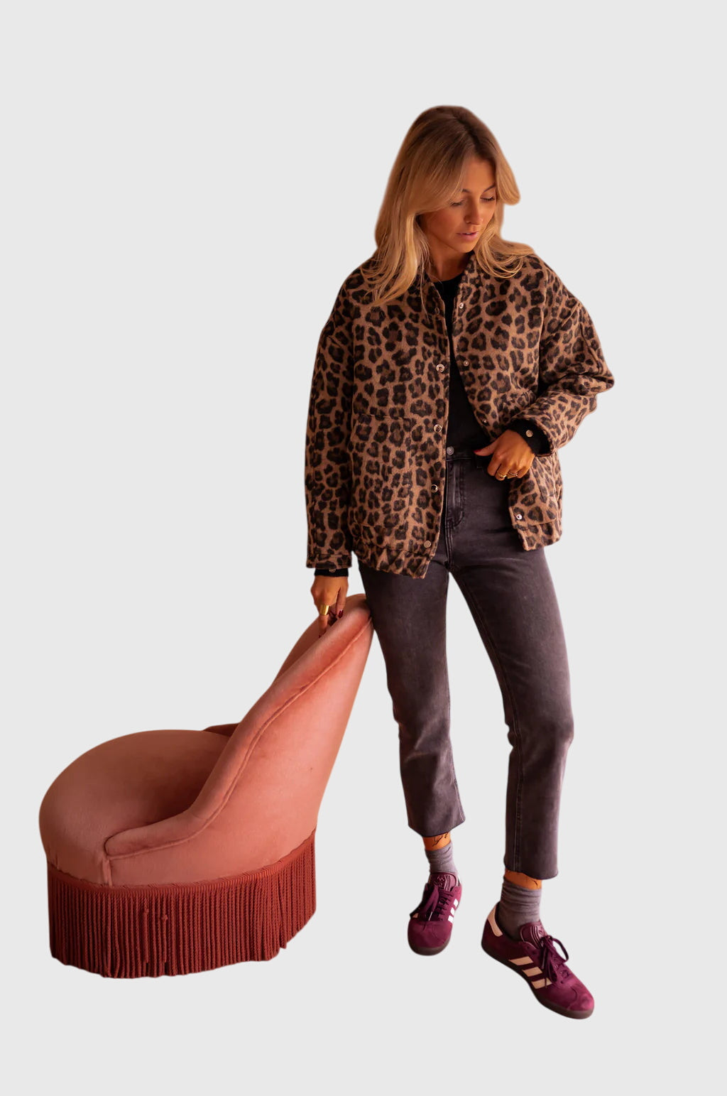 Ferallis - Leopard Print Statement Jacket Everyday Wear — view 6 of 9