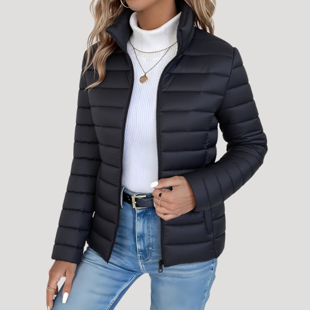 Corveta - Quilted Zip Up Jacket Autumn Winter Layering — view 3 of 8