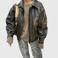 Ocelay - Leopard Print Vintage Cut Jeans Casual Wear — view 5 of 5