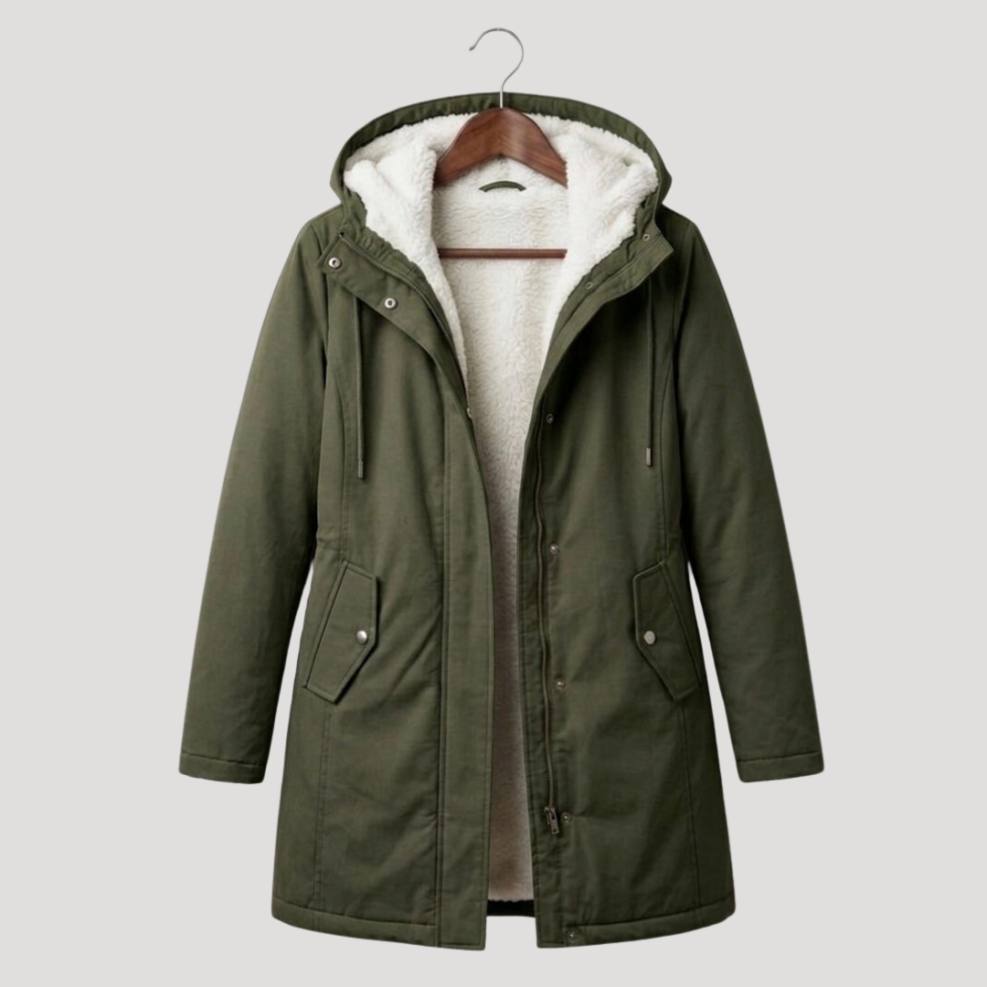 Coldharra - Fleece Lined Hooded Parka Coat Winter Wear — view 4 of 8