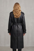 Warmella - Oversized Shearling Coat With Belt — view 4 of 5