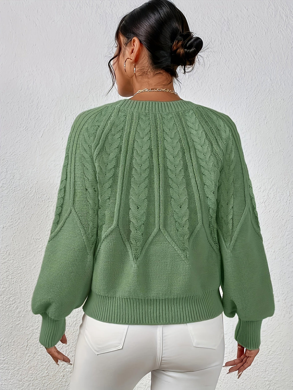 Larkspire - Cable Knit Sweater For Everyday Wear