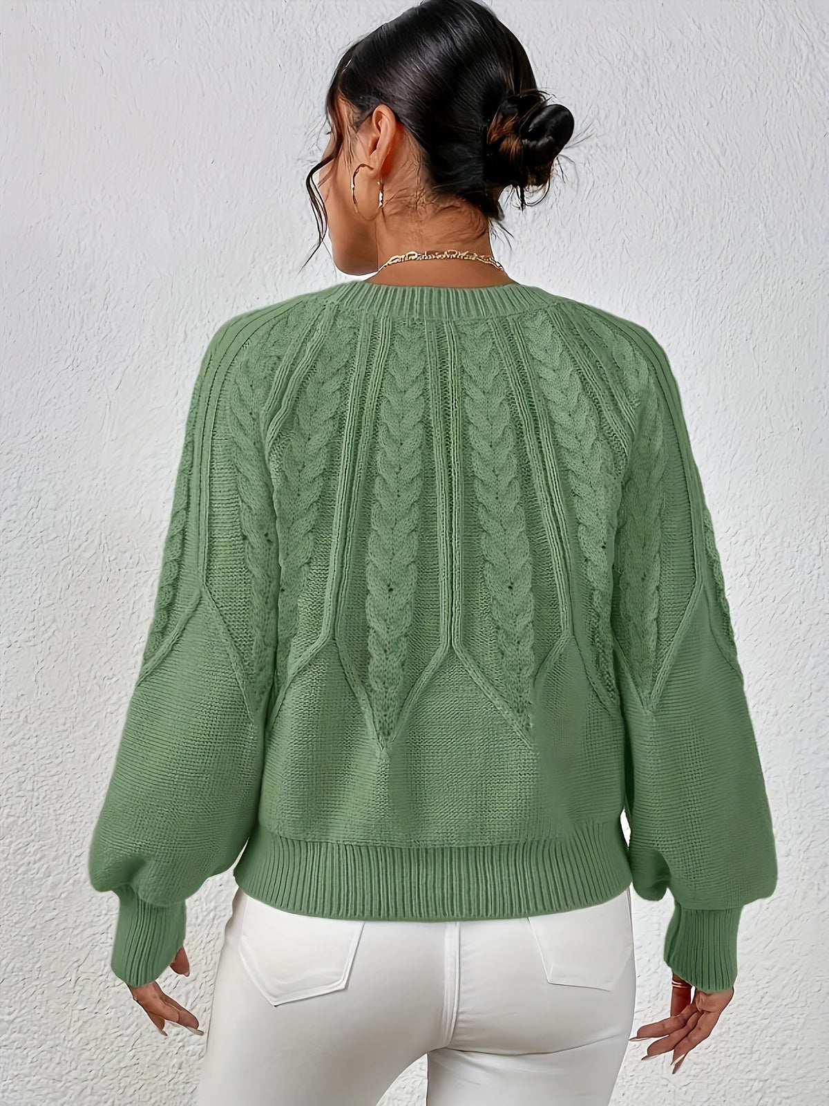 Larkspire - Cable Knit Sweater For Everyday Wear
