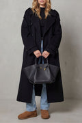 Ostrella - Oversized Wool Trench Coat Everyday Layering — view 5 of 5