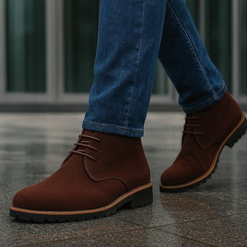 Marrowine - Suede Ankle Boots Everyday Wear — view 4 of 4