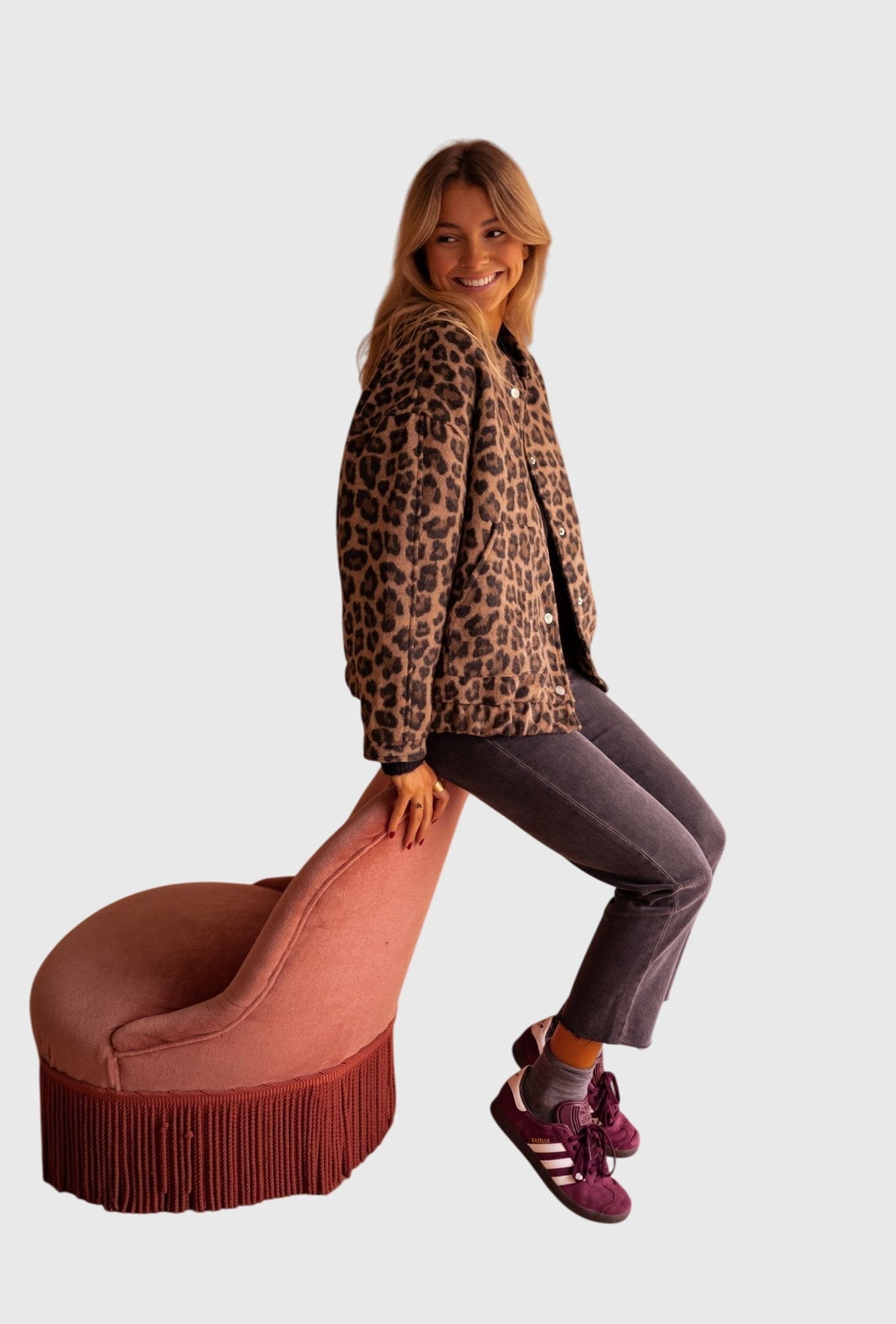 Ferallis - Leopard Print Statement Jacket Everyday Wear — view 8 of 9