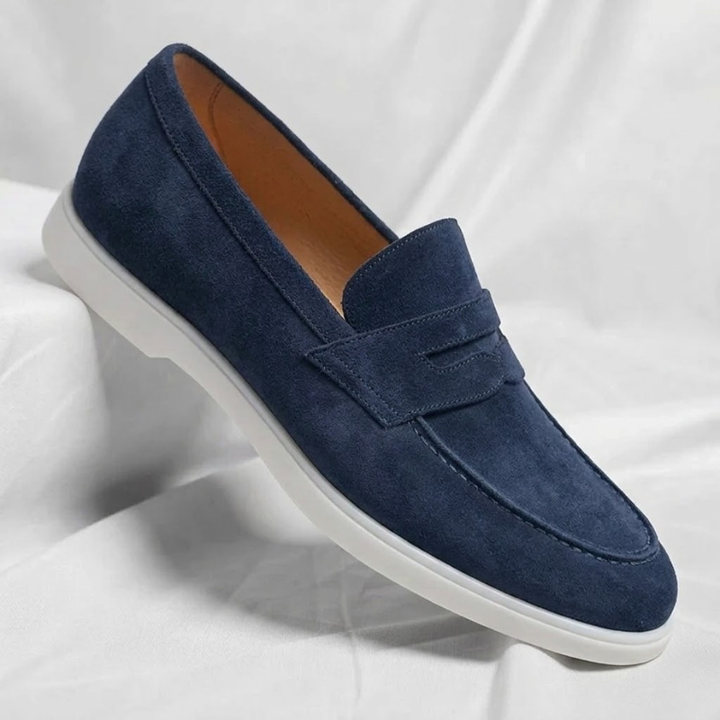 Faringdale - Suede Penny Loafers Everyday Smart Casual Wear — view 4 of 10