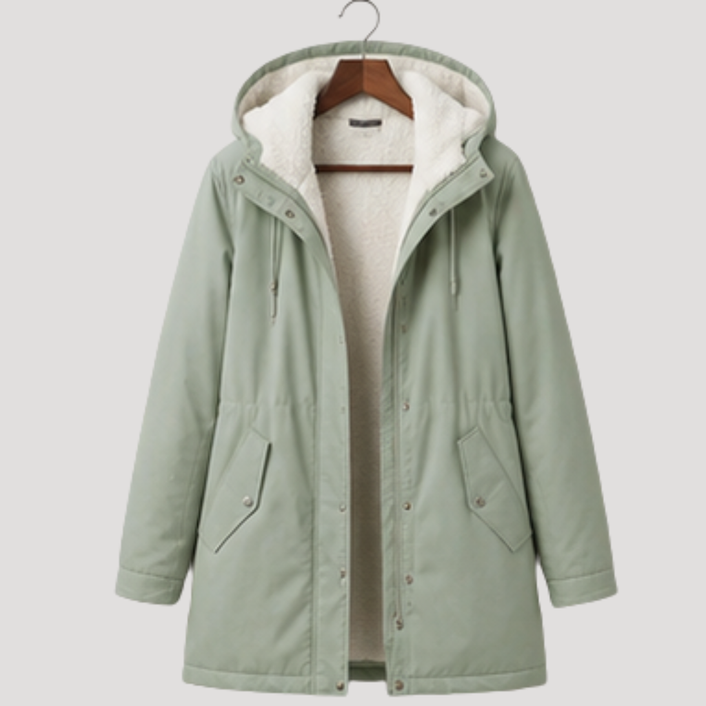 Coldharra - Fleece Lined Hooded Parka Coat Winter Wear — view 6 of 8