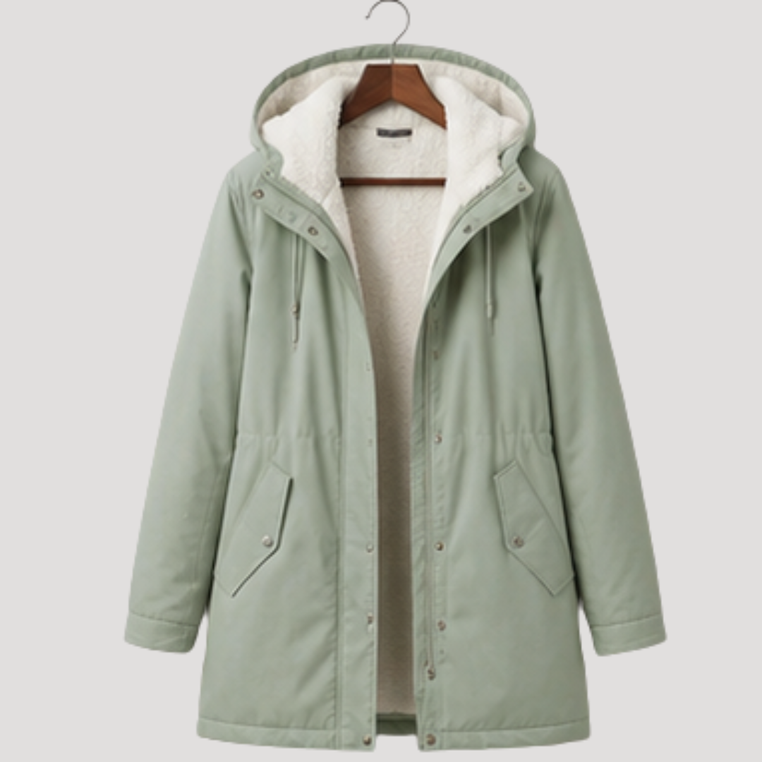 Coldharra - Fleece Lined Hooded Parka Coat Winter Wear — view 6 of 8