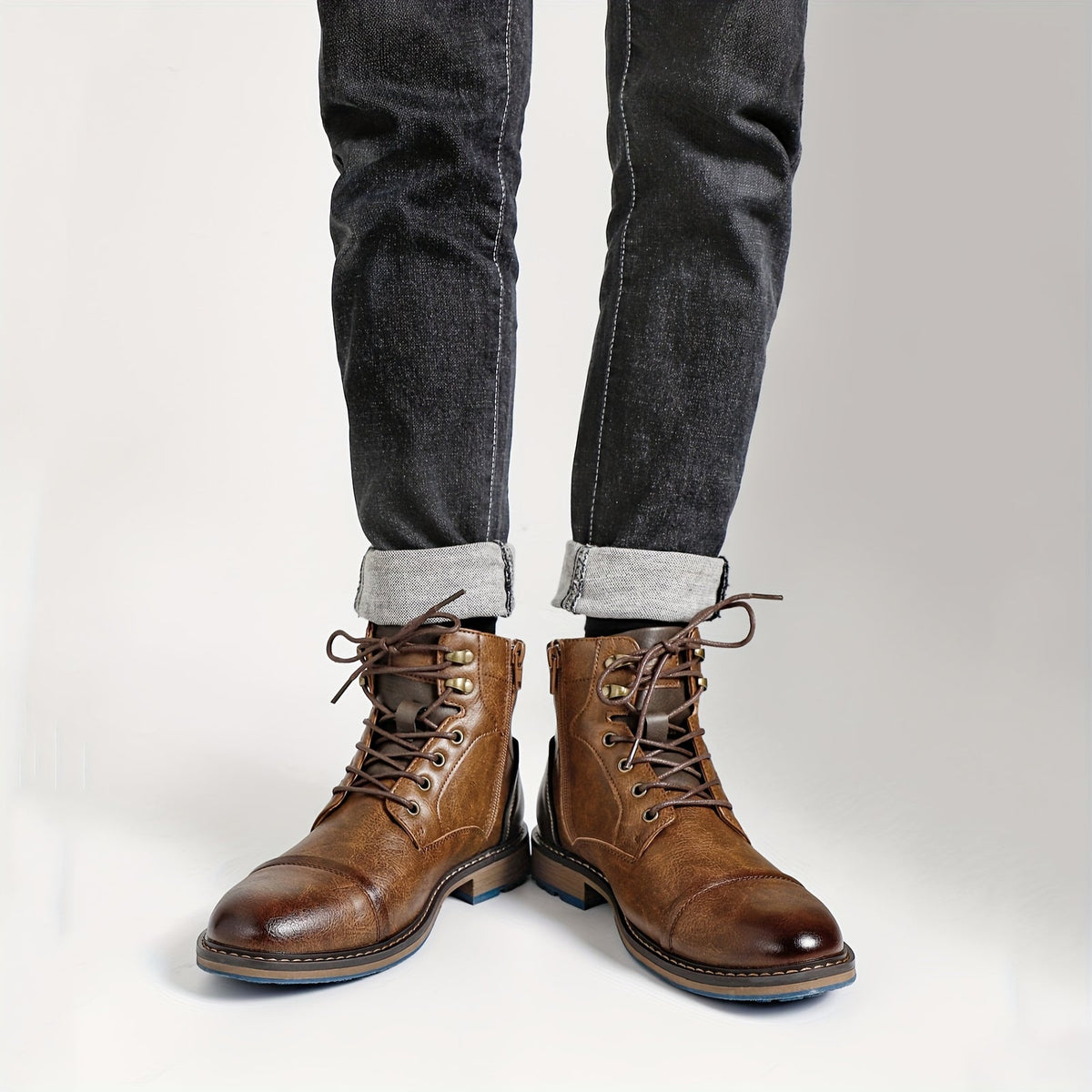 Thornhaugh - Heritage Brogue Boots Formal Smart Casual Wear — view 7 of 10