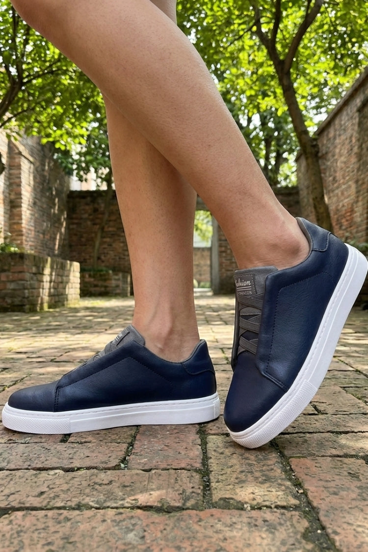 Vantrix - Slip On Trainers Smart Casual Everyday Wear — view 7 of 8