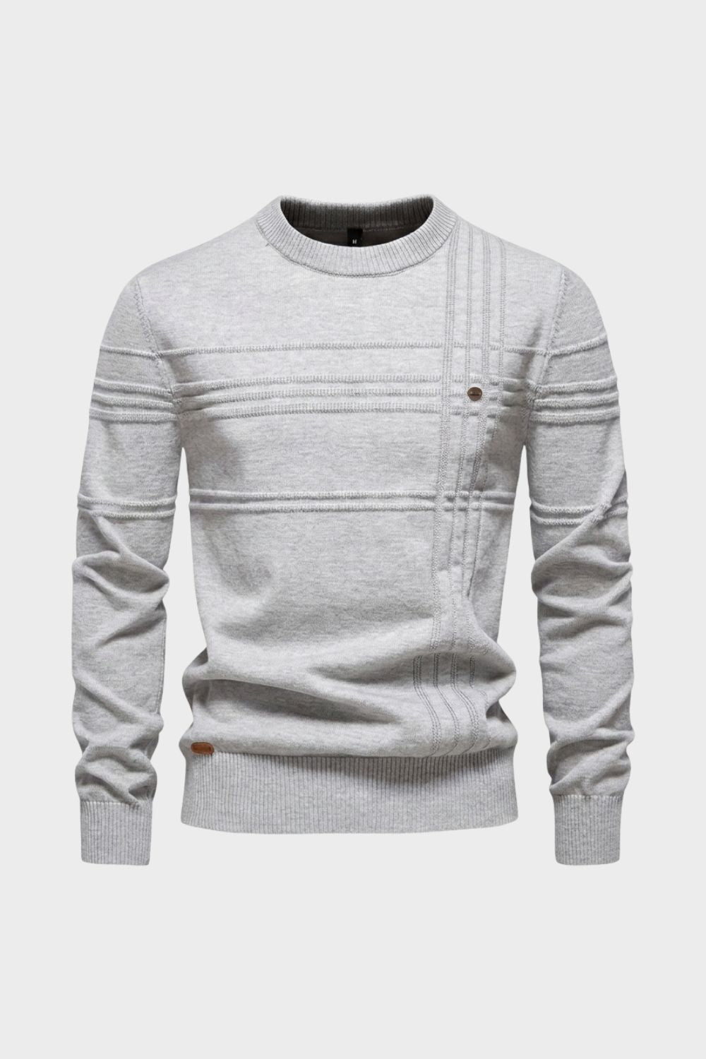 Rennick - Striped Crew Neck Jumper Smart Casual Wear — view 8 of 10