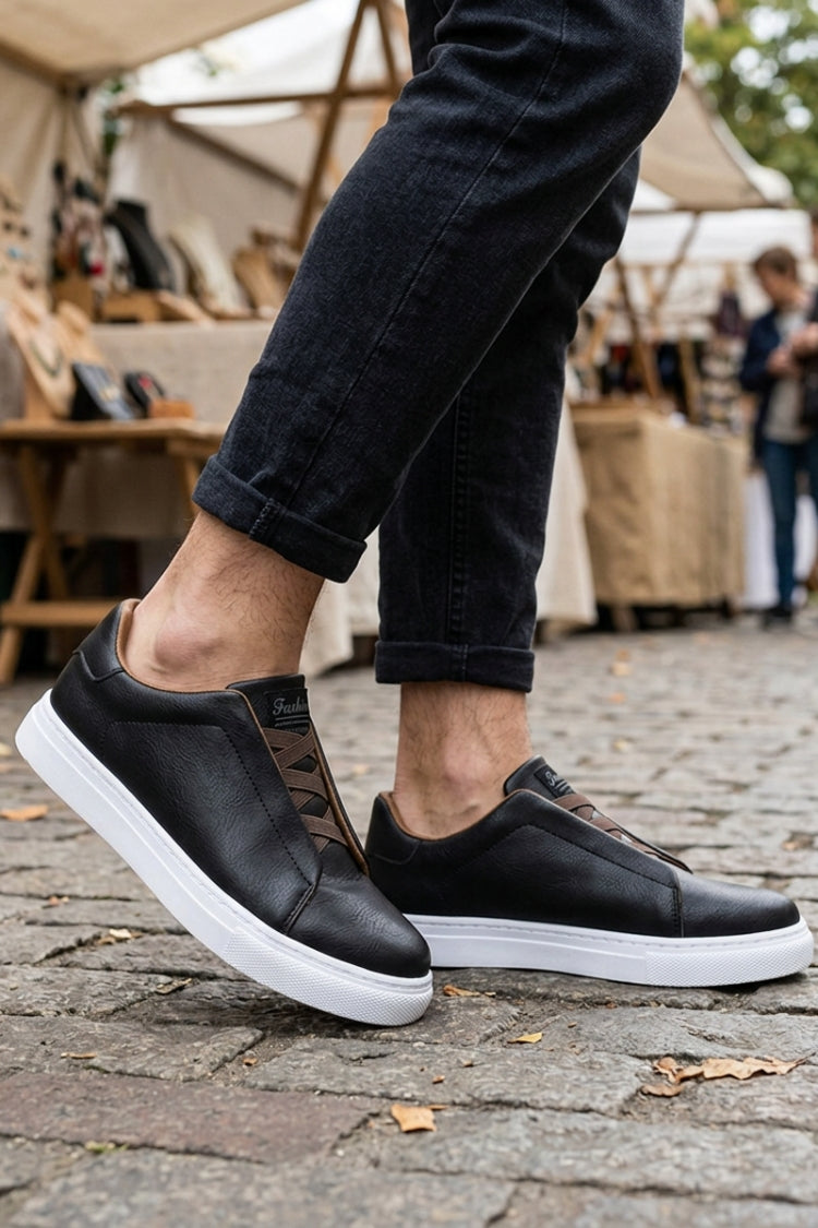 Vantrix - Slip On Trainers Smart Casual Everyday Wear — view 8 of 8