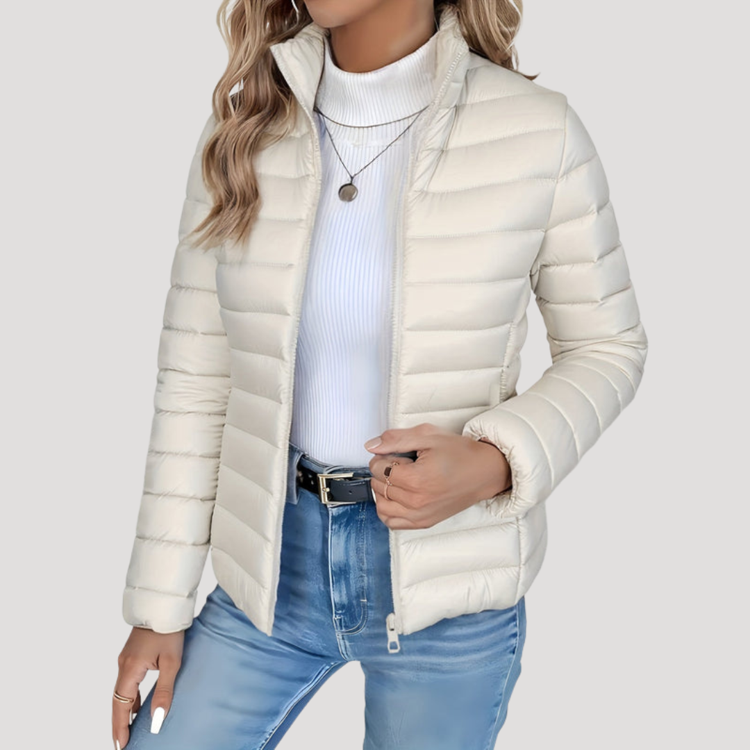 Corveta - Quilted Zip Up Jacket Autumn Winter Layering — view 8 of 8