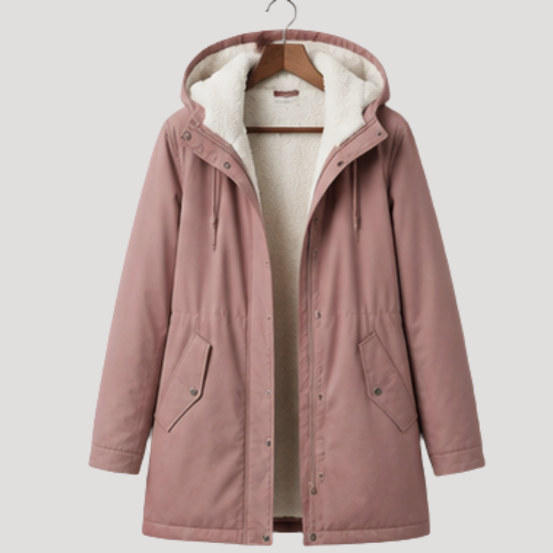 Coldharra - Fleece Lined Hooded Parka Coat Winter Wear — view 8 of 8