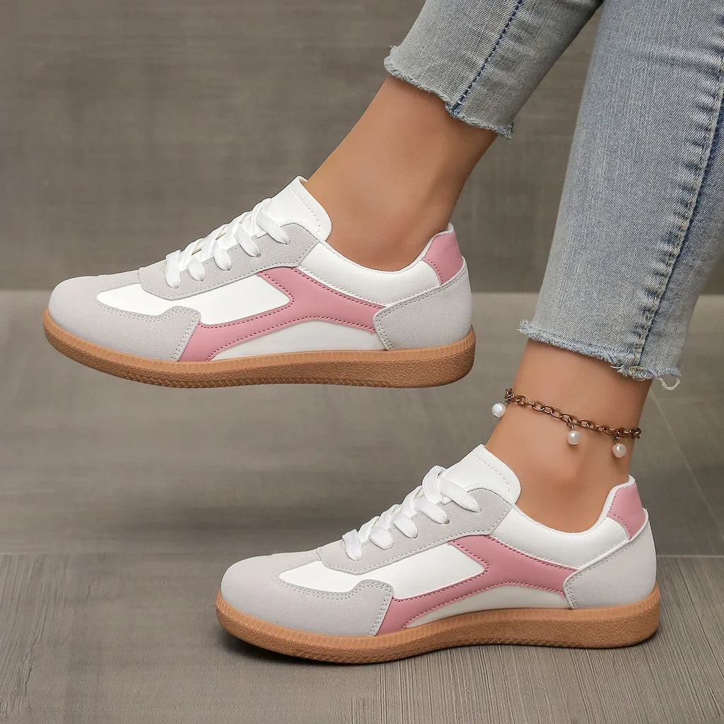 Corvelle - Leather Low Top Sneakers Everyday Casual Wear