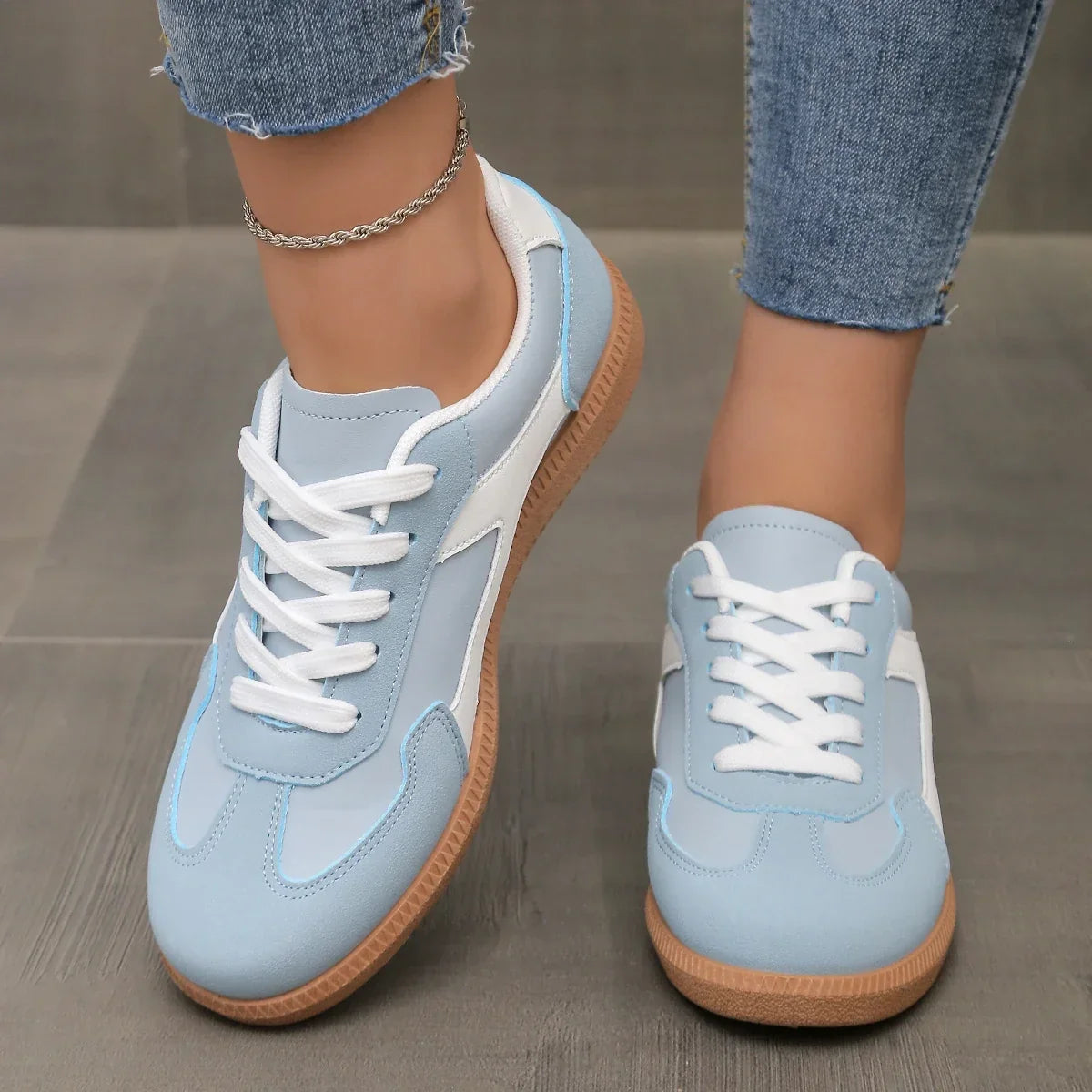 Corvelle - Leather Low Top Sneakers Everyday Casual Wear — view 4 of 7