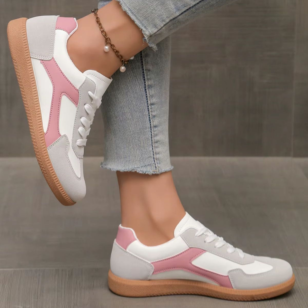 Corvelle - Leather Low Top Sneakers Everyday Casual Wear — view 2 of 7