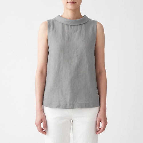 Aella - Sleeveless Top With Roll Neck Workwear Styling