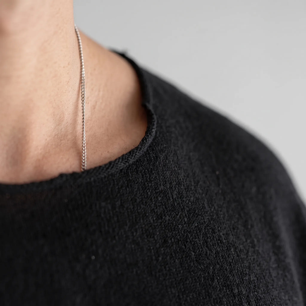 Aerion - Relaxed Fit Fine Knit Top Casual Layering