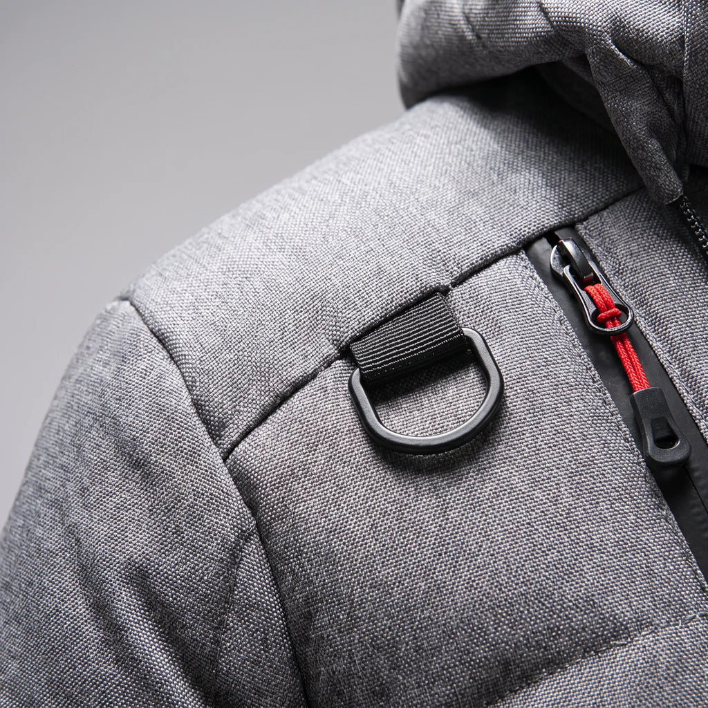 AeroPuffer - Quilted Men's Puffer Jacket Cold Weather Layering