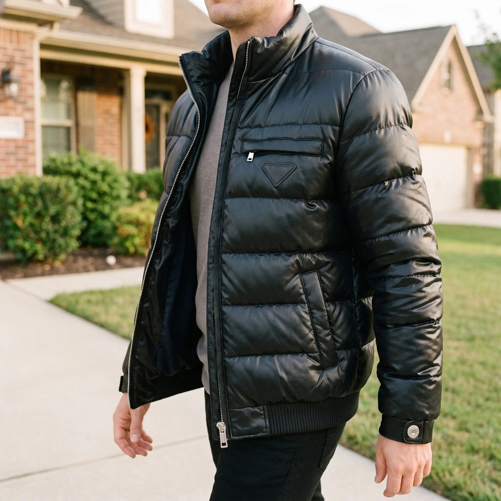 AeroQuilt - Lightweight Quilted Men's Puffer Jacket Winter Commuting