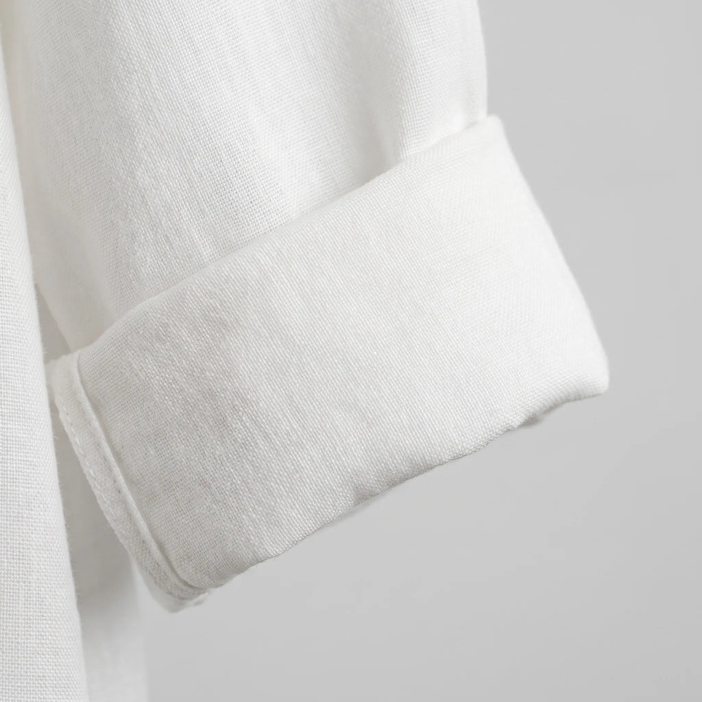 Alvora - Classic Women's White Button Up Blouse Office Styling