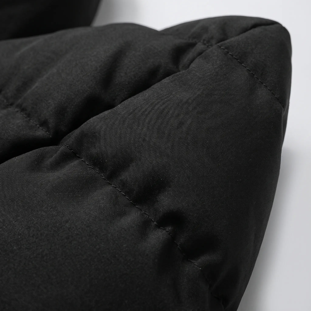 AuraGlide - Ladies Black Puffer Jacket Everyday Commuting
