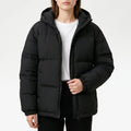 AuraGlide - Ladies Black Puffer Jacket Everyday Commuting