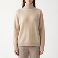 Auralia - Oversized Knit Roll Neck Jumper Casual Daily Wear