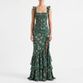 AureliaDress - Bohemian Floral Print Maxi Dress Summer Holidays