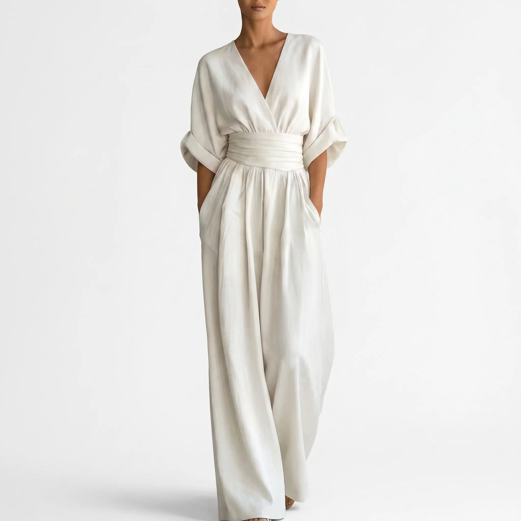 AureliaSuit - Wide Leg Jumpsuit Evening Events