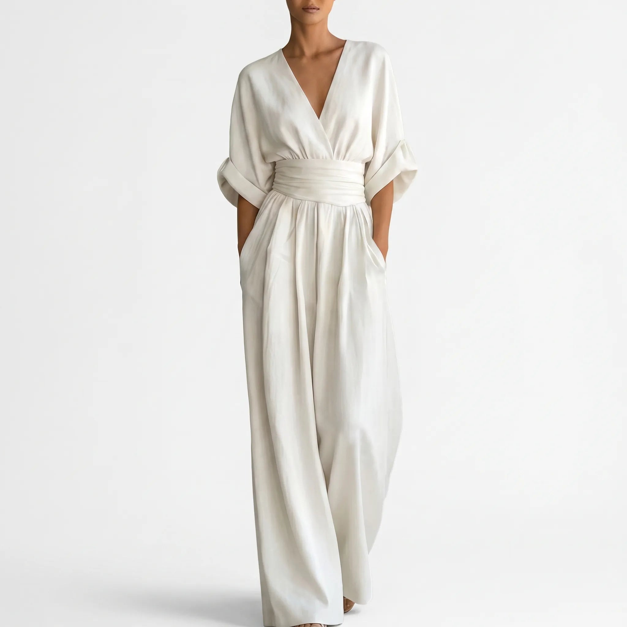 AureliaSuit - Wide Leg Jumpsuit Evening Events